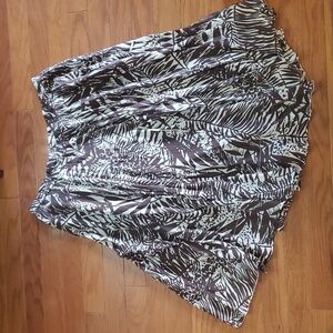 2X cotton silk Coldwater Creek skirt